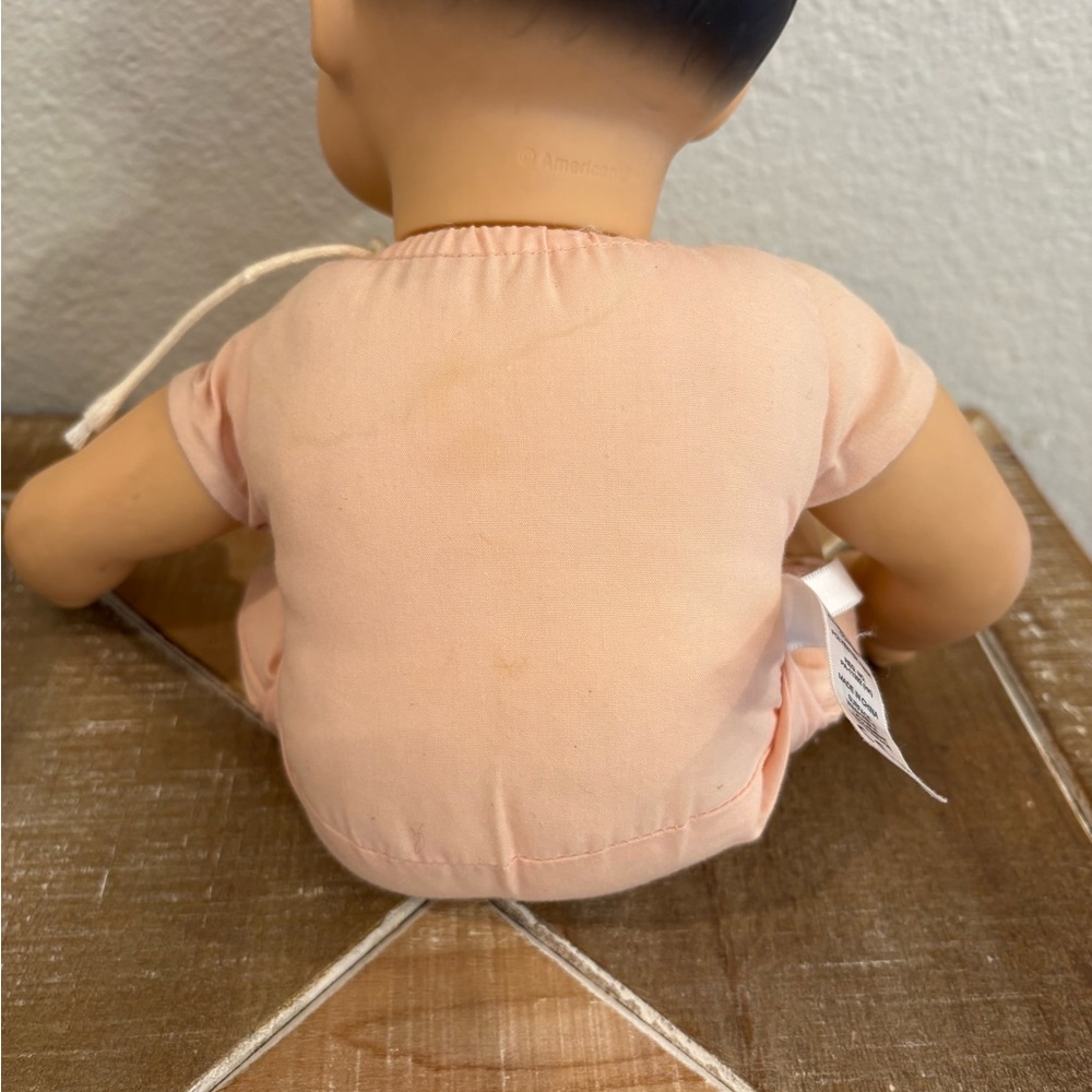 BITTY BABY DARK EYES MED SKIN BLACK HAIR NUDE DOLL 2014 PA-11392 Play Condition - Picture 8 of 12